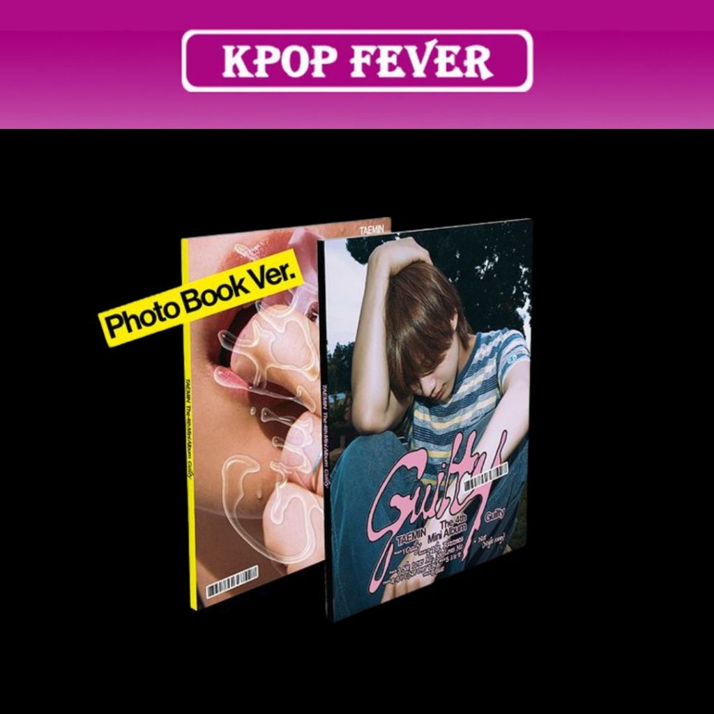 SHINEE TAEMIN - [ GUILTY ] 4TH MINI ALBUM / PHOTOBOOK VER. (Rizz Ver. / Guilty Ver.)