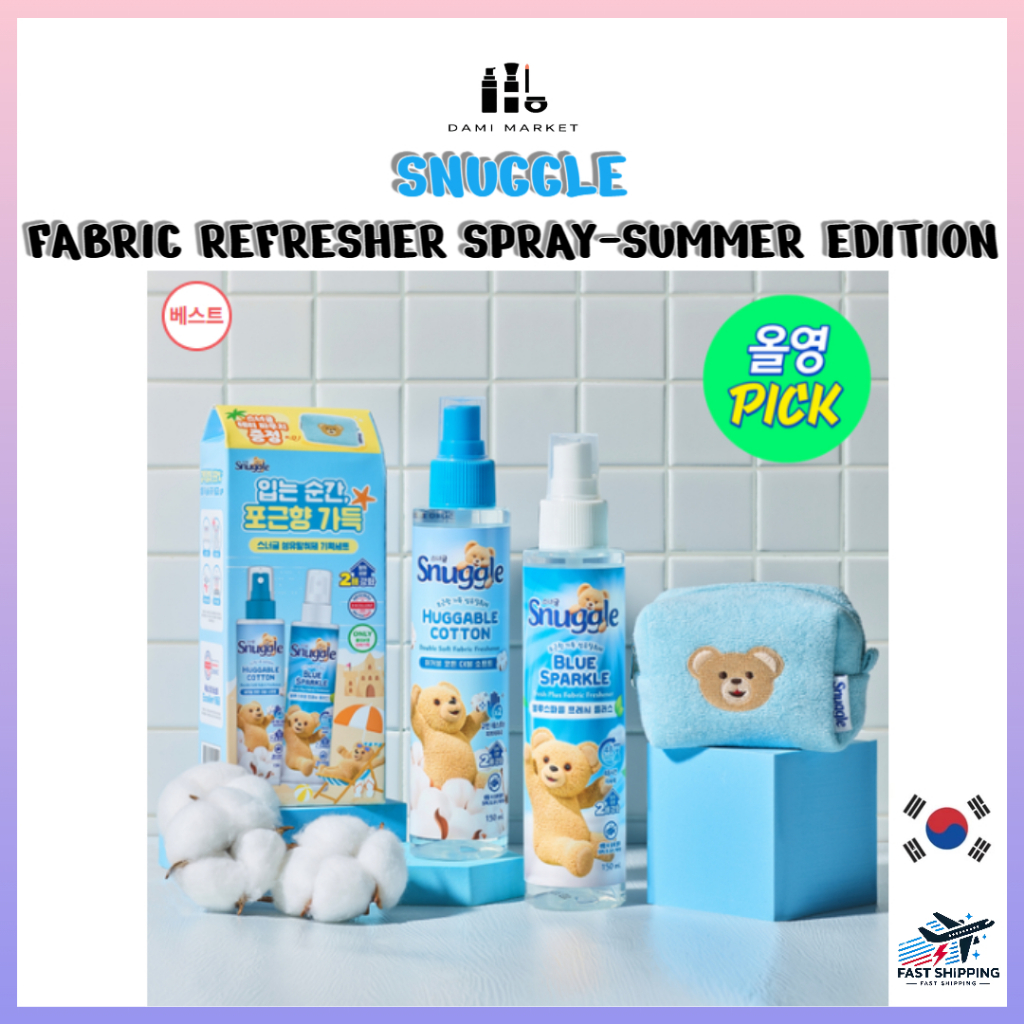 Snuggle Fabric Refresher Spray – Summer Edition (ชุดของขวัญ Mini Pouch)