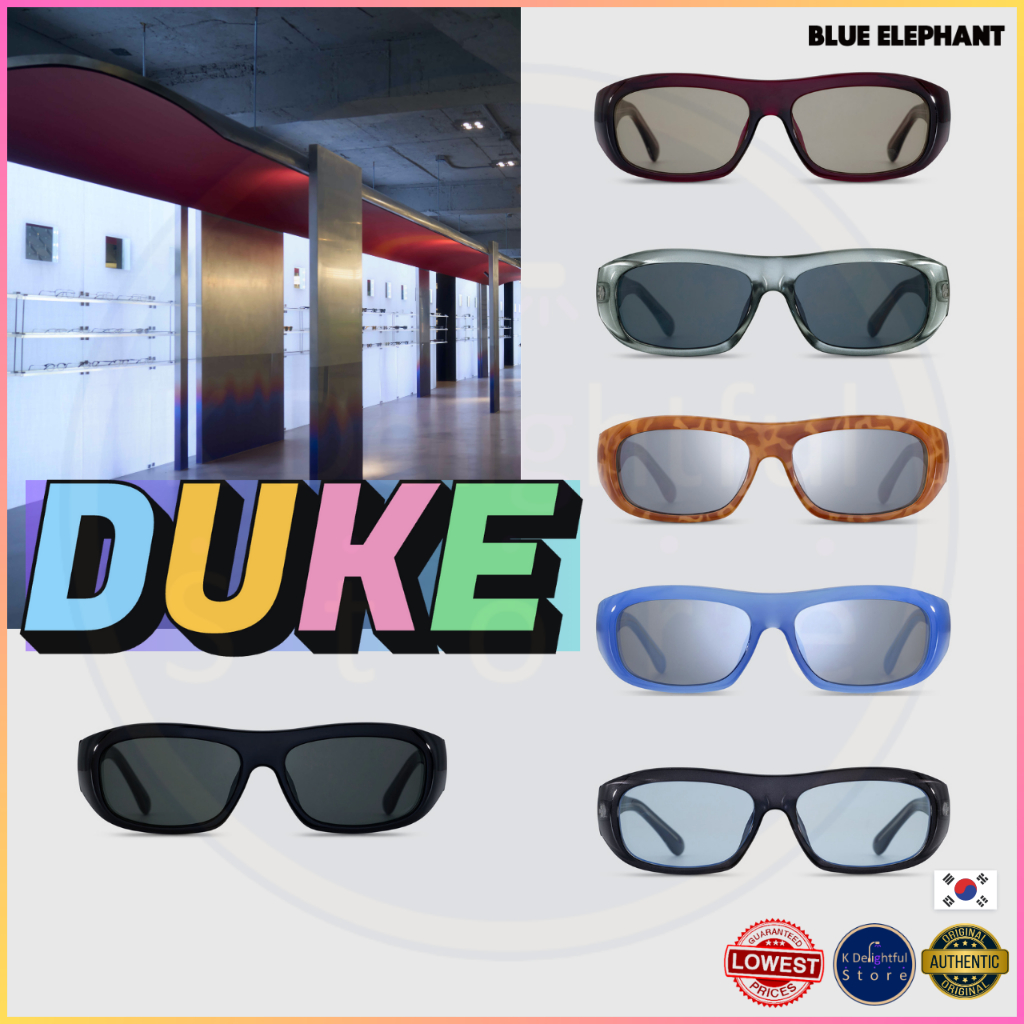 [BLUE ELEPHANT] DUKE /แว่นกันแดดช้างสีฟ้า /BLOCKS 99% OF ULTRAVIOLET (UV) RAYS RANGING จาก 100 ถึง 400 NM.