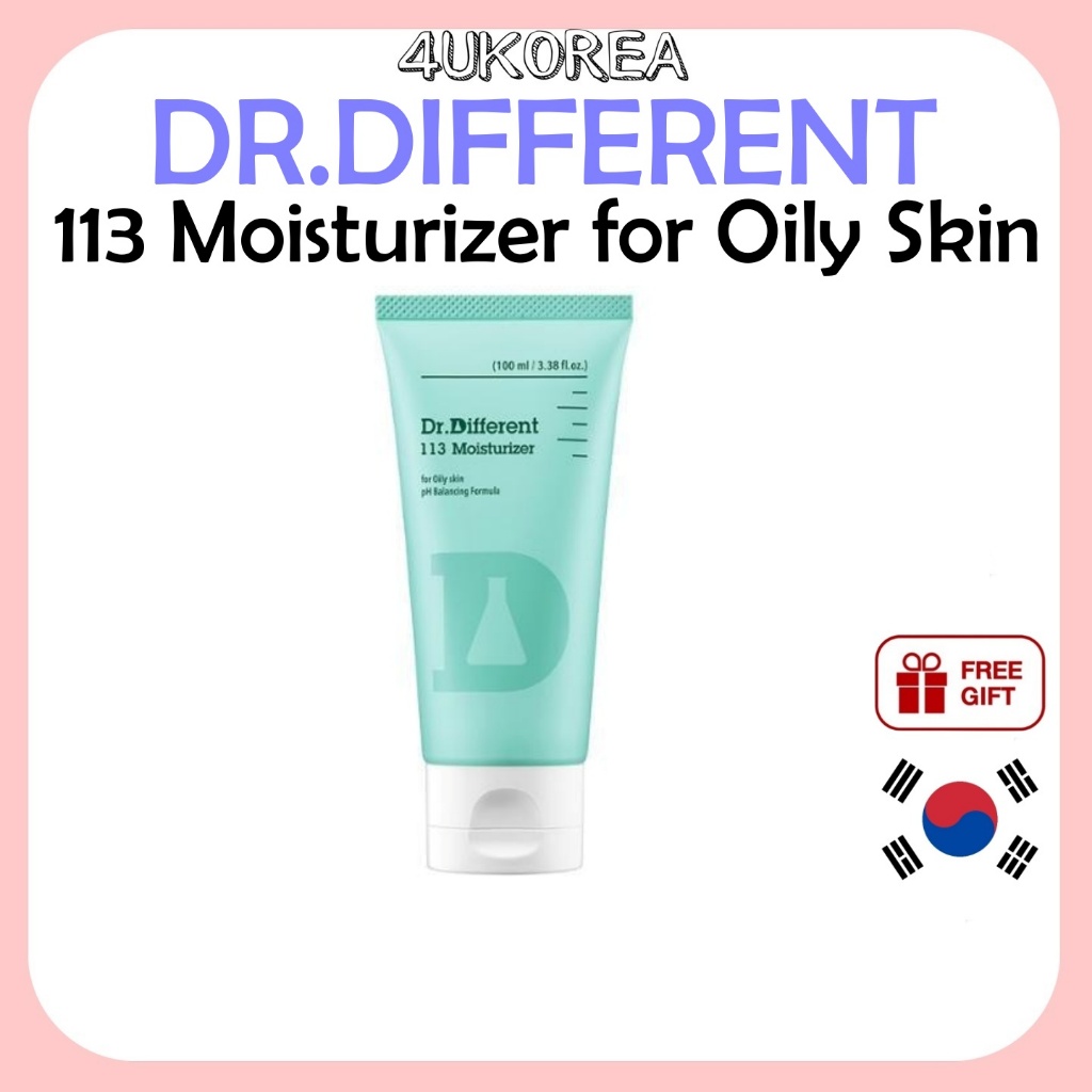 DR.DIFFERENT 113 Moisturizer มอยซ์เจอไรเซอร์ เนื้อครีมให้ความชุ่มชื้นสำหรับคนผิวมัน 100ml/ K-BEAUTY