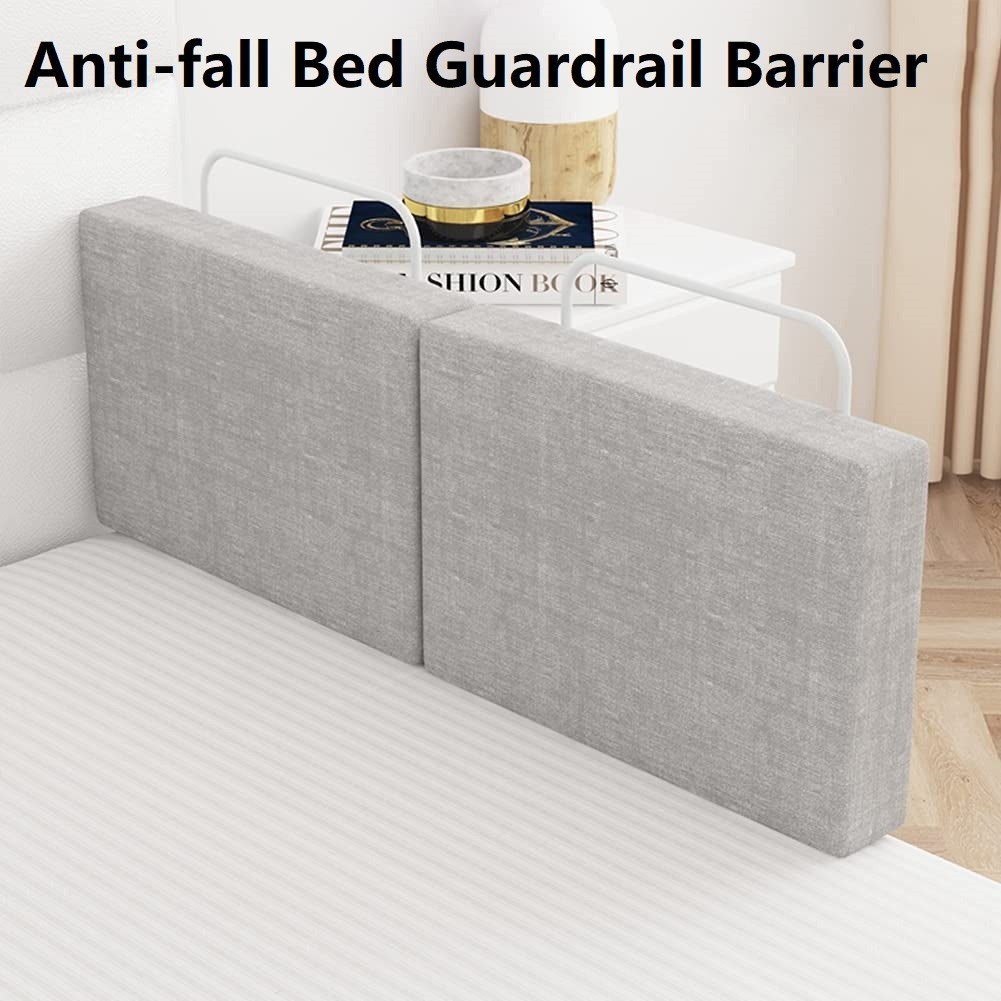 SG เตียงเด็ก Soft Cushion Rail Guard Safety Bed Fence เตียงเด็กข้างเตียง Handrails Anti-Fall Baby Bu