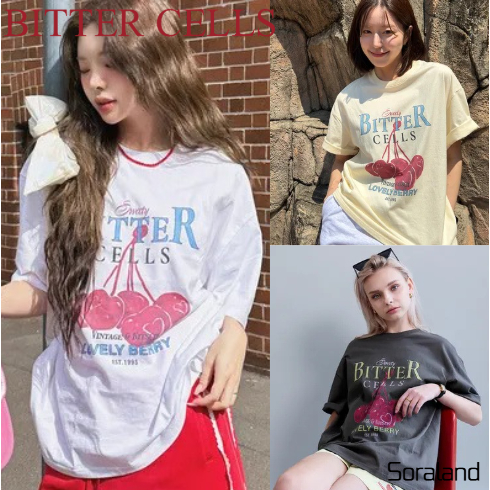 [BITTERCELLS] เสื้อยืด Cherry Berry 3 สี