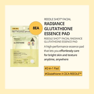 [VT] Reedle Shot Essence Pad 8ea (Glutathion/EGF/Peptide) Soothing Pad & Exfoliaation care [Official Flagship]