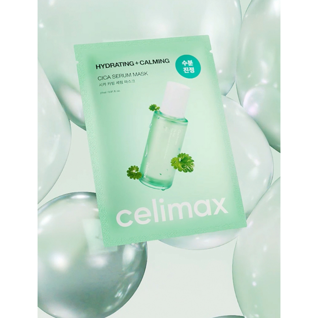 Renewal Celimax The Real Cica Calming Hydrating SERUM Mask มาสก์เซรั่มบำรุงผิว Cica ผลประโยชน์ของมาส