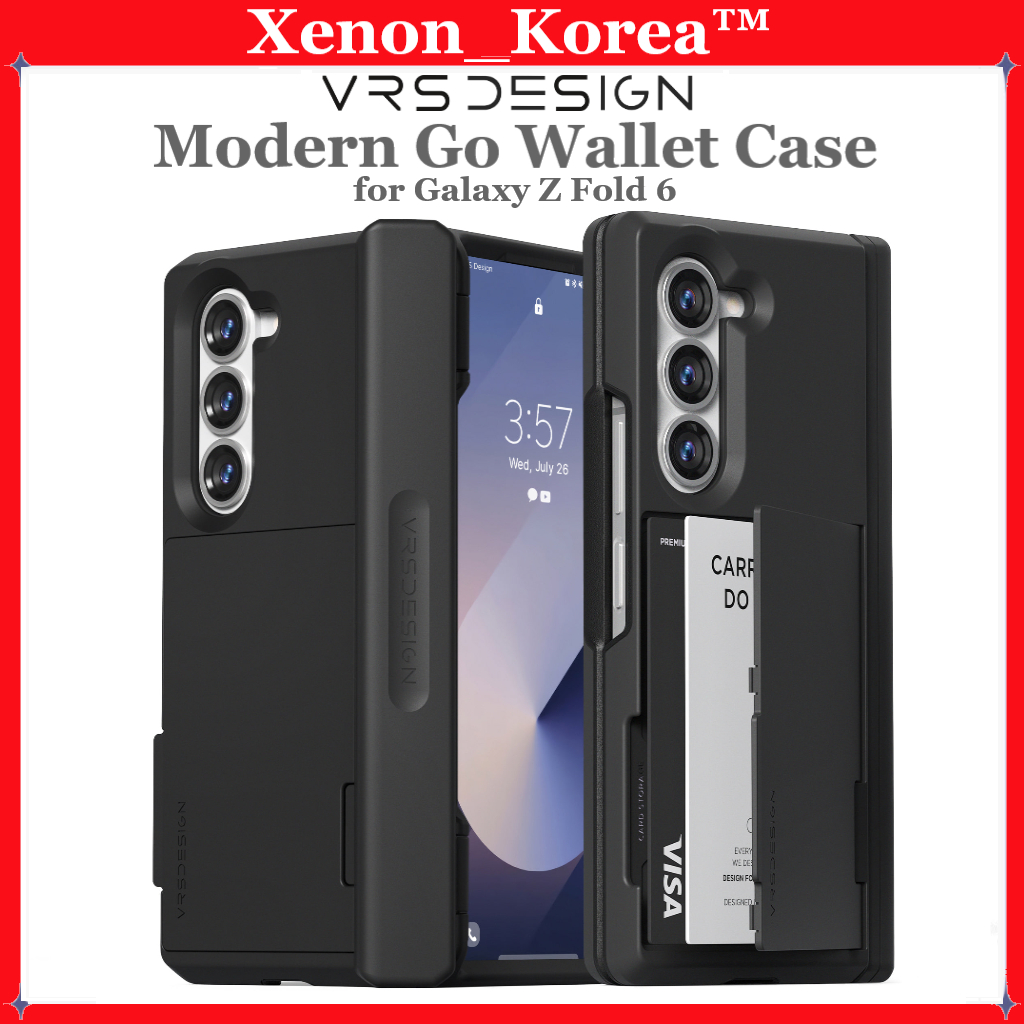 [VRS Design] Galaxy Z Fold 6 Modern Go Wallet Case