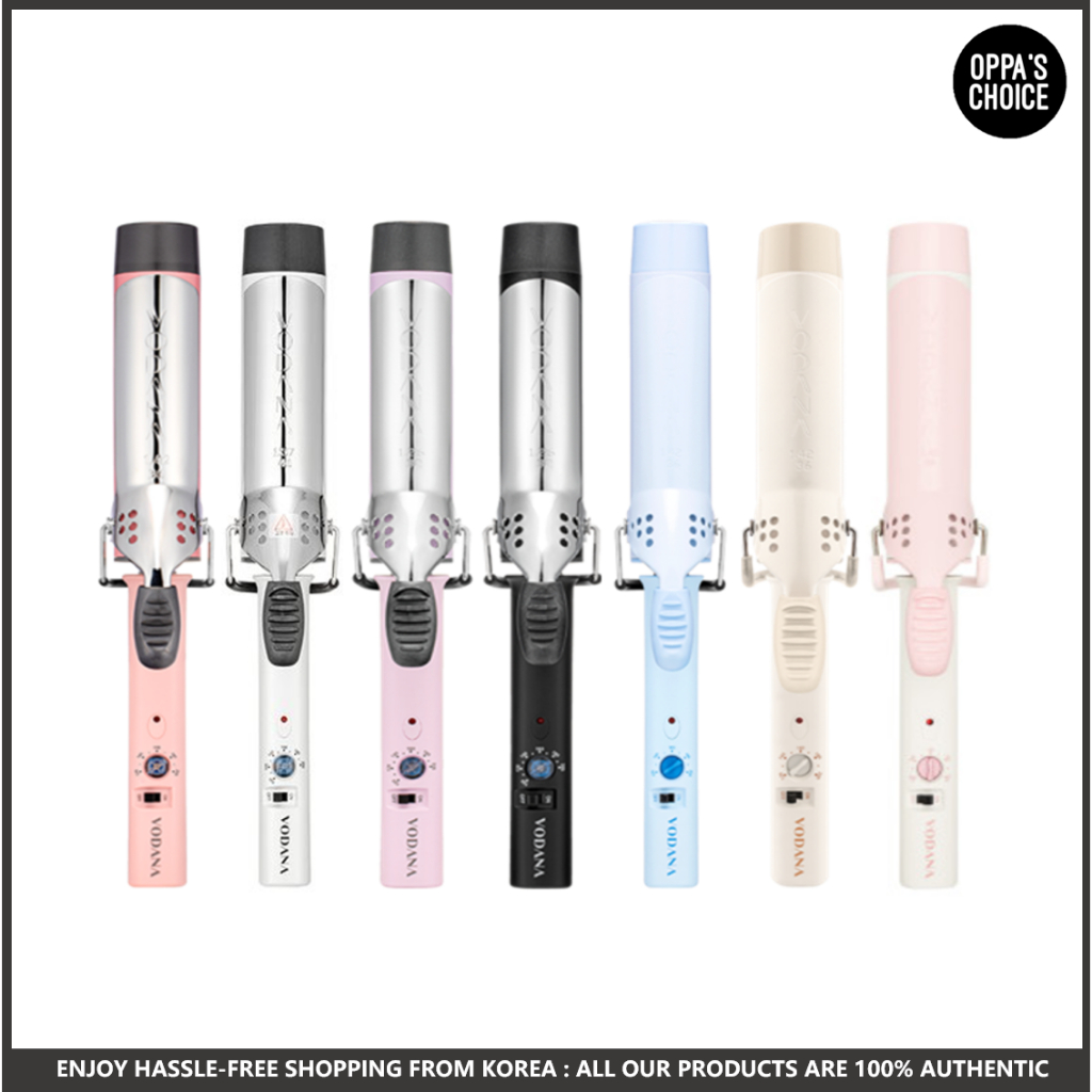 VODANA Glam Wave Curling Iron 36mm / 40mm (White/Violet/Pink/Ivory) + ฟรี Adapter
