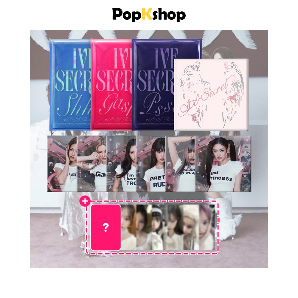 [ของแถม] IVE 4th EP Album [ IVE SECRET ] STANDARD / LOVED IVE / DIGIPACK Ver