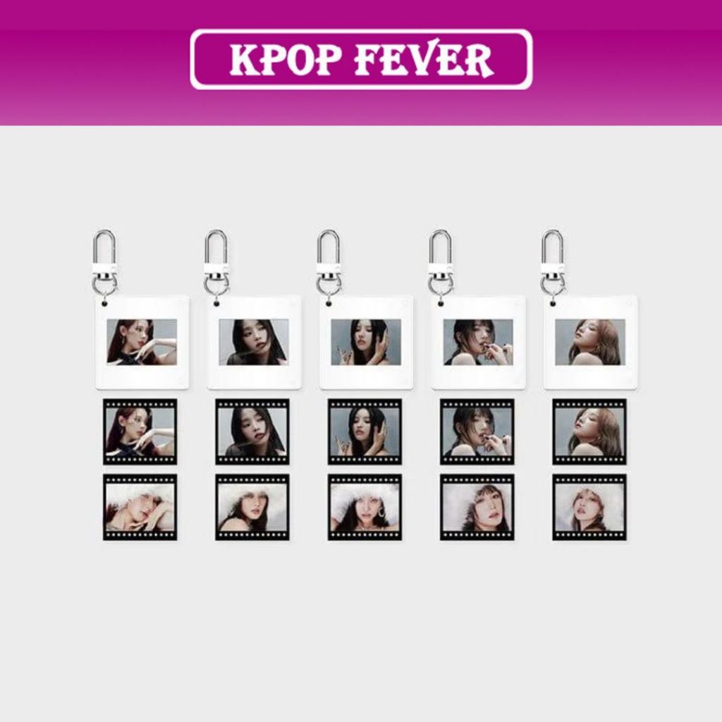 (G)I-DLE - LINE FRIENDS MD - SLIDE FILM KEYRING ( 2 TYPE) 0 VER (MEMBER OPTION)