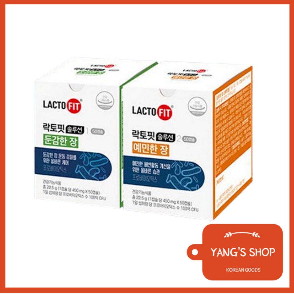 [CKD] Lacto Fit Soultion Probiotics 30 แคปซูล (2 ชนิด) / 10billion CFU / Chong Kun Dang