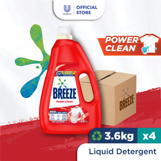 [Bundle of 4] Breeze Liquid Detergent 3.6kg Carton Sale