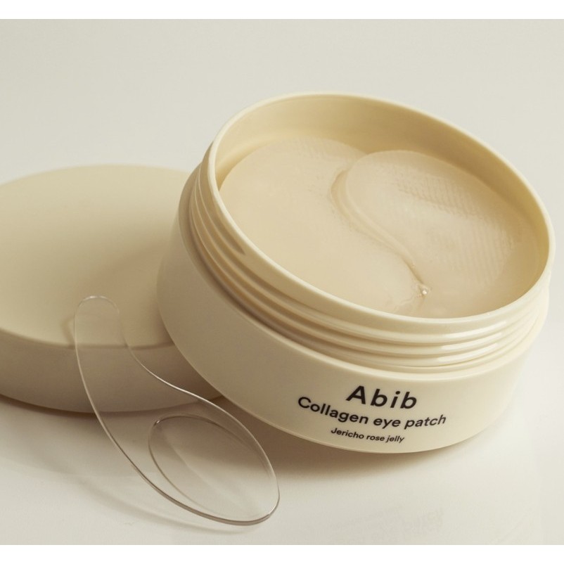 [Aib] Collagen Eye Patch Jericho Rose Jelly 60 ชิ้น | คอลลาเจนมังสวิรัติ + ลดพัฟแต่งหน้ากระจ่างใส + 