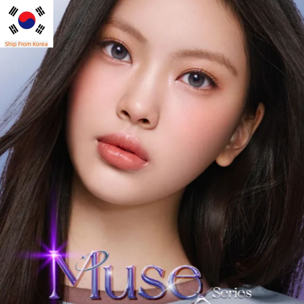 OLENS MUSE 2COLORS SHINE GRAY คอนแทคเลนส์ 2P เลนส์เกาหลี เลนส์
