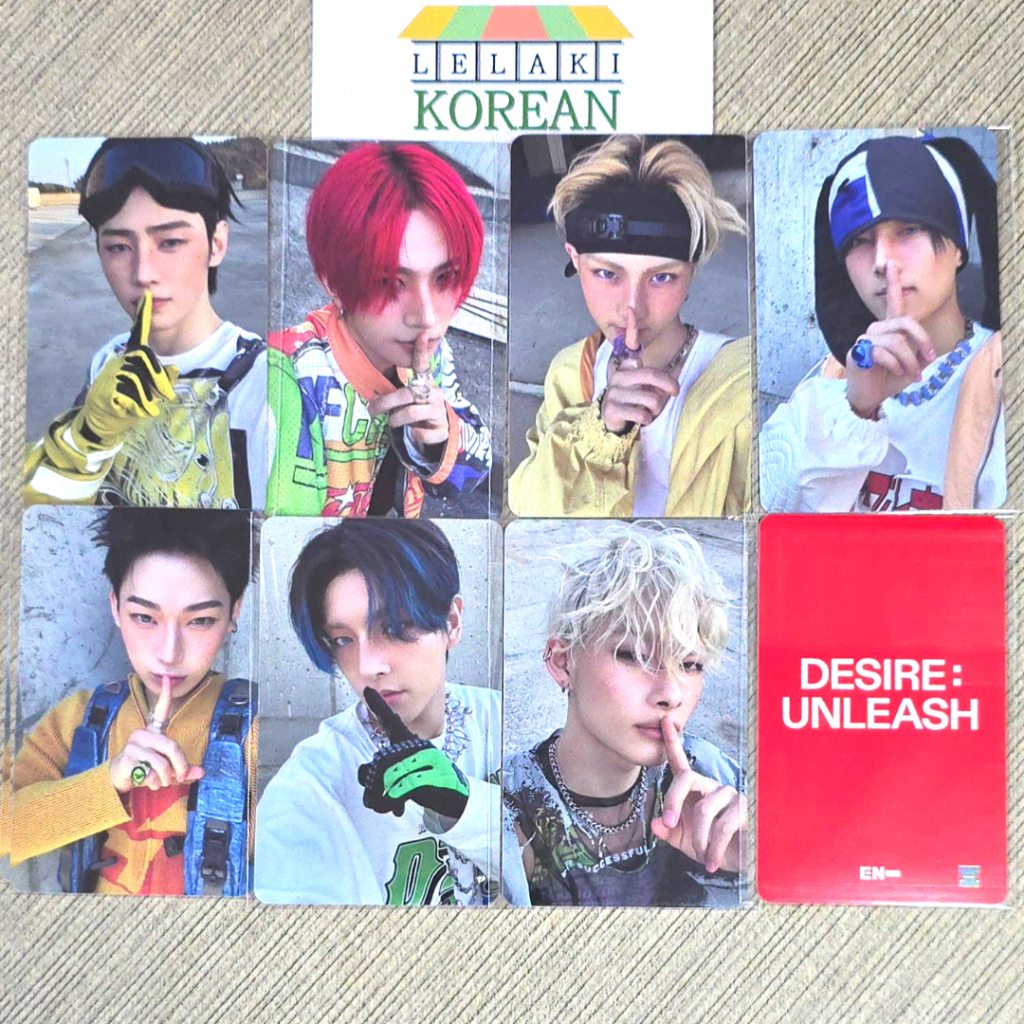 ENHYPEN 2nd KTOWN4U LUCKY DRAW Photocard [DESIRE : UNLEASH]
