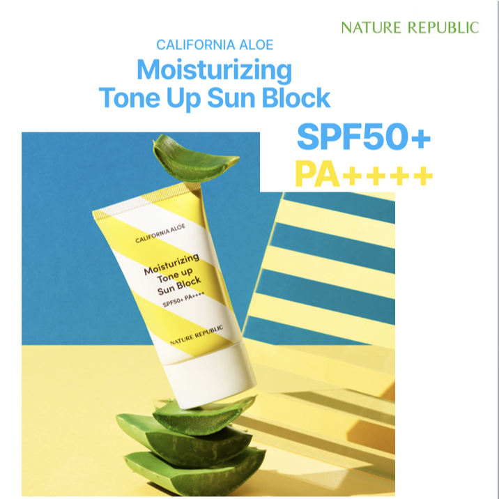 [NATURE Republic] California Aloe Moisturizing Tone up Sun Block 57ml (SPF50+/PA++++)
