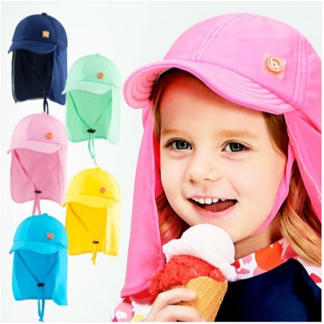 [BAY-B] Aqua Flap Cap (6 สี)