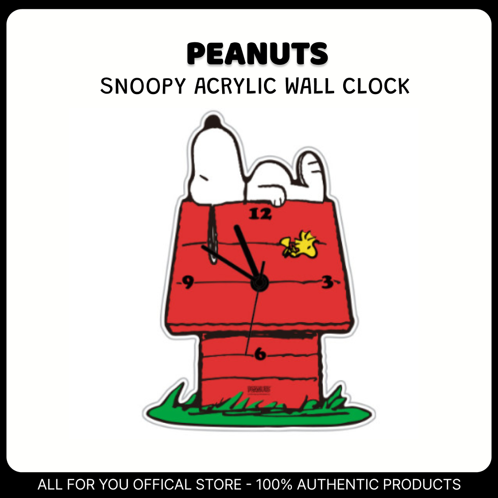 [PEANUTS] นาฬิกาแขวนอะคริลิค Snoopy