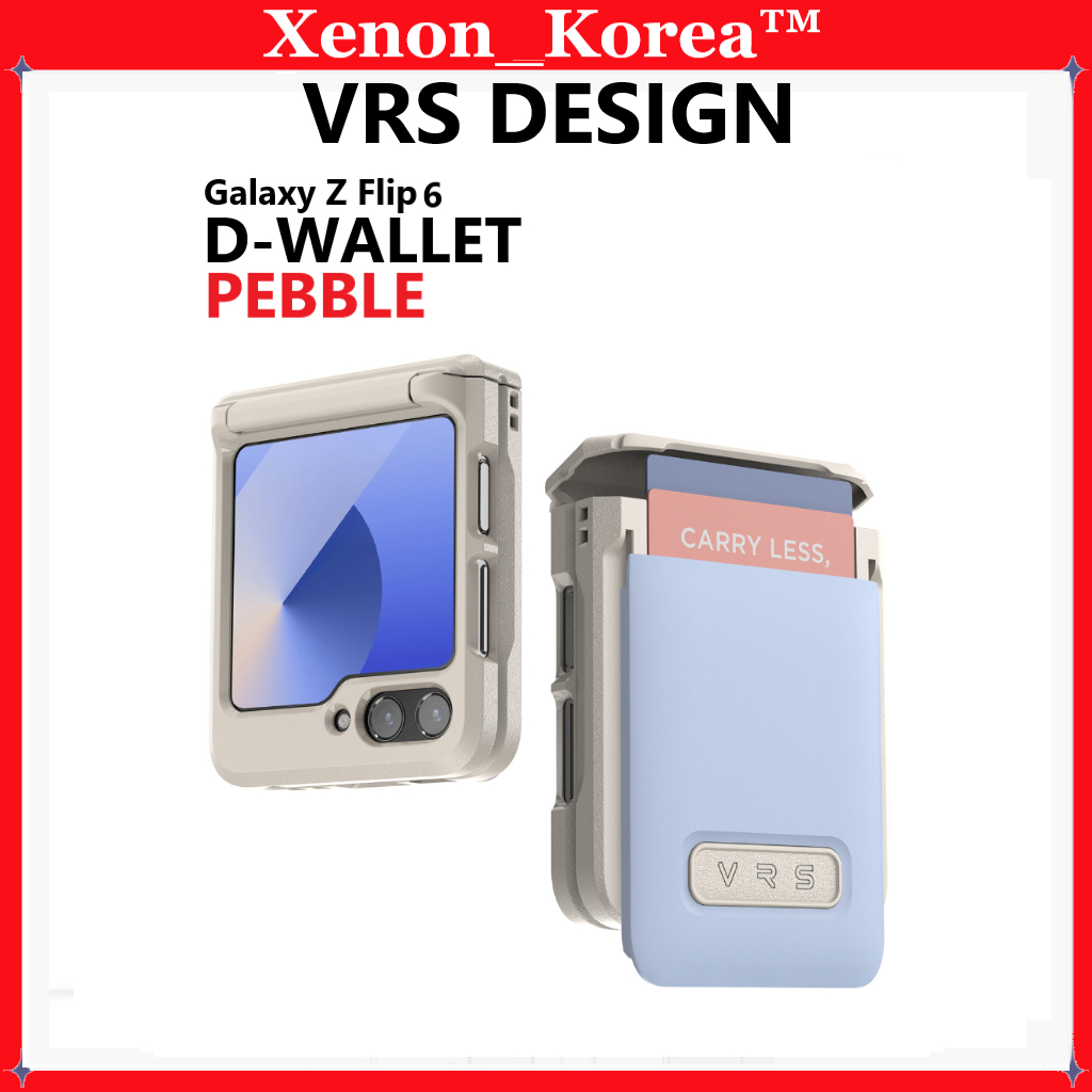[VRS Design] Galaxy Z Flip 6 D-WALLET PEBBLE