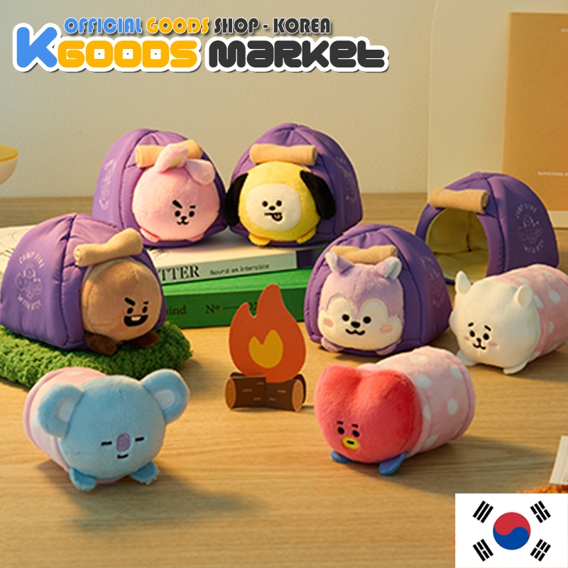 Bt21 CAMPFIRE DOLL KEYRING CLOSET สินค้าอย่างเป็นทางการ