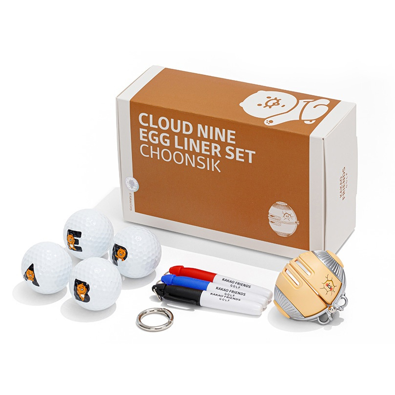 【Last chance!!! พร้อมส่ง】KAKAO FRIENDS Golf CLOUD 9 EGG LINER SET