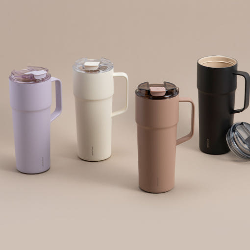 LocknLock Metro Cafe Ceramic Handle Tumbler 750ml