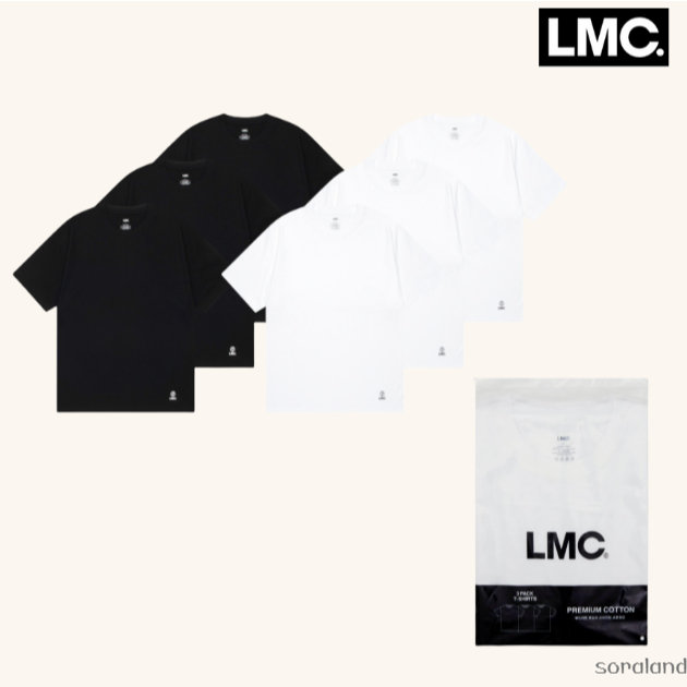 LMC เสื้อยืด GLOBE Unisex 3PACK 2 สี