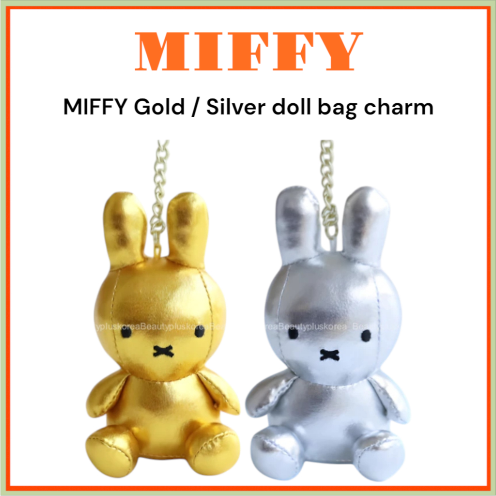 [MIFFY] MIFFY Gold / Silver ตุ๊กตาห้อยกระเป๋า