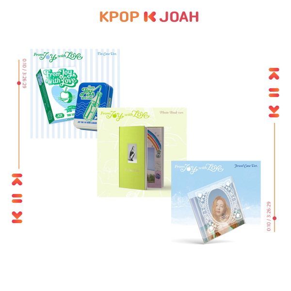 (JEWEL CASE / PHOTOBOOK / TIN CASE) JOY (Red Velvet) [From JOY, with Love] 1st MINI ALBUM (19th Aug.