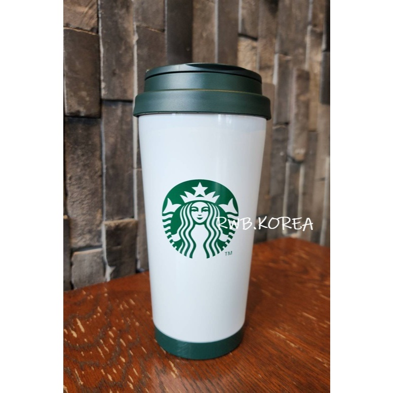 【พร้อมส่ง】2023 แก้วสตาร์บัคส์เกาหลี Starbucks Korea Elma house tumbler 473ml/ 16oz
