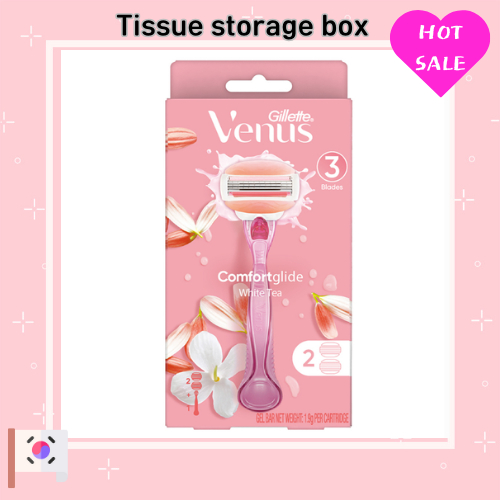 มีดโกนผู้หญิง Venus Comfort White Tea + ชุดรีฟิล 2 ใบมีด