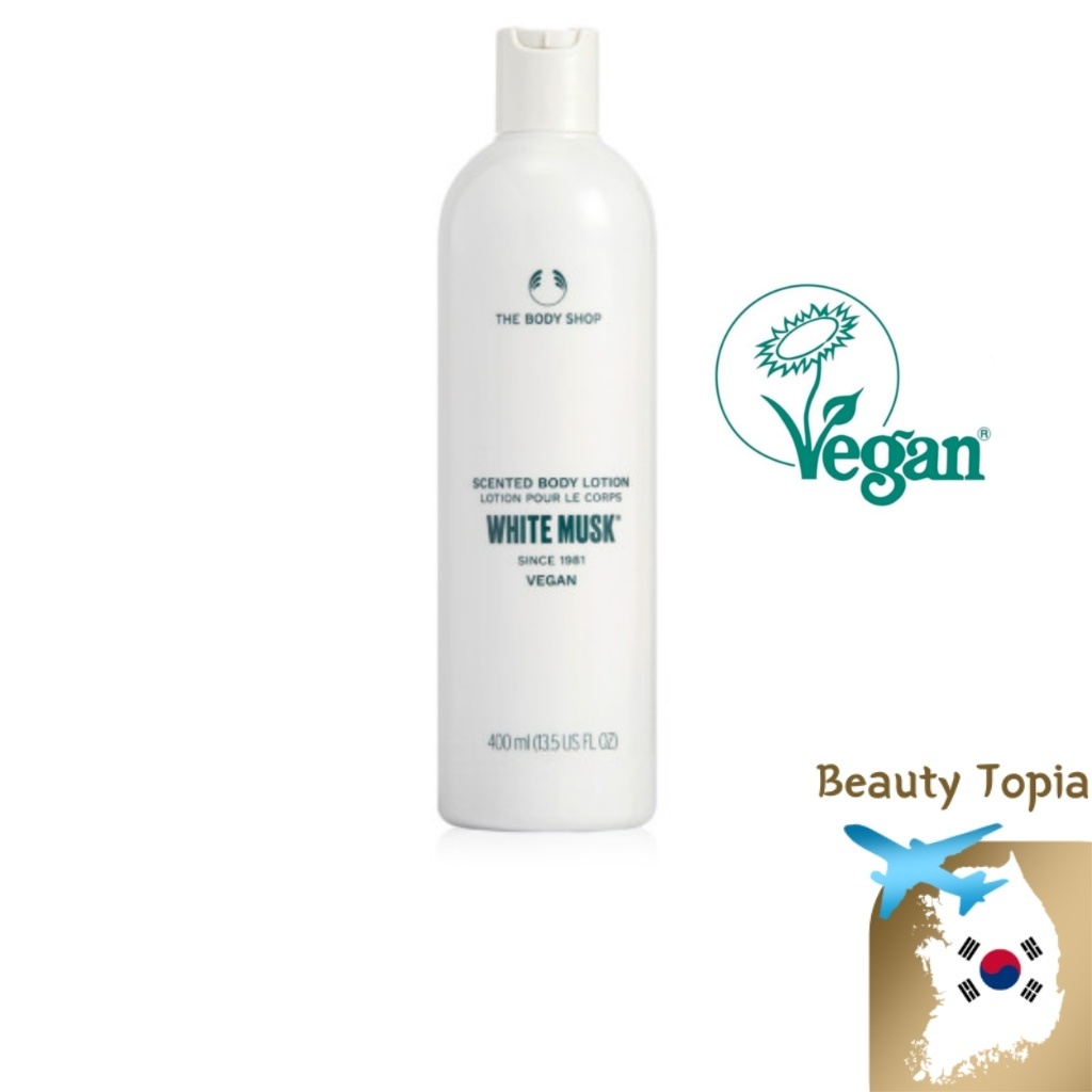 THE BODY SHOP ครีมทาตัว ครีมตัว กลิ่นไวท์มัสค์ Scented Body Lotion White musk scent 400มล