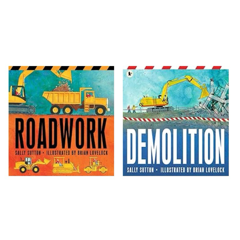Roadwork/ Demolition (หนังสือข้อบกพร่องเล็กน้อย Spine Board Book)