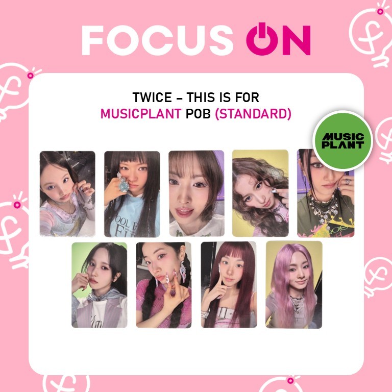TWICE POB MUSICPLANT THIS IS FOR PHOTOCARD