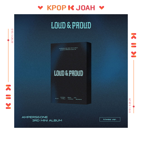 (kiwee ver. Limited Edition) AMPERS&ONE [LOUD & PROUD] 3rd MINI ALBUM (13th Aug.2025)