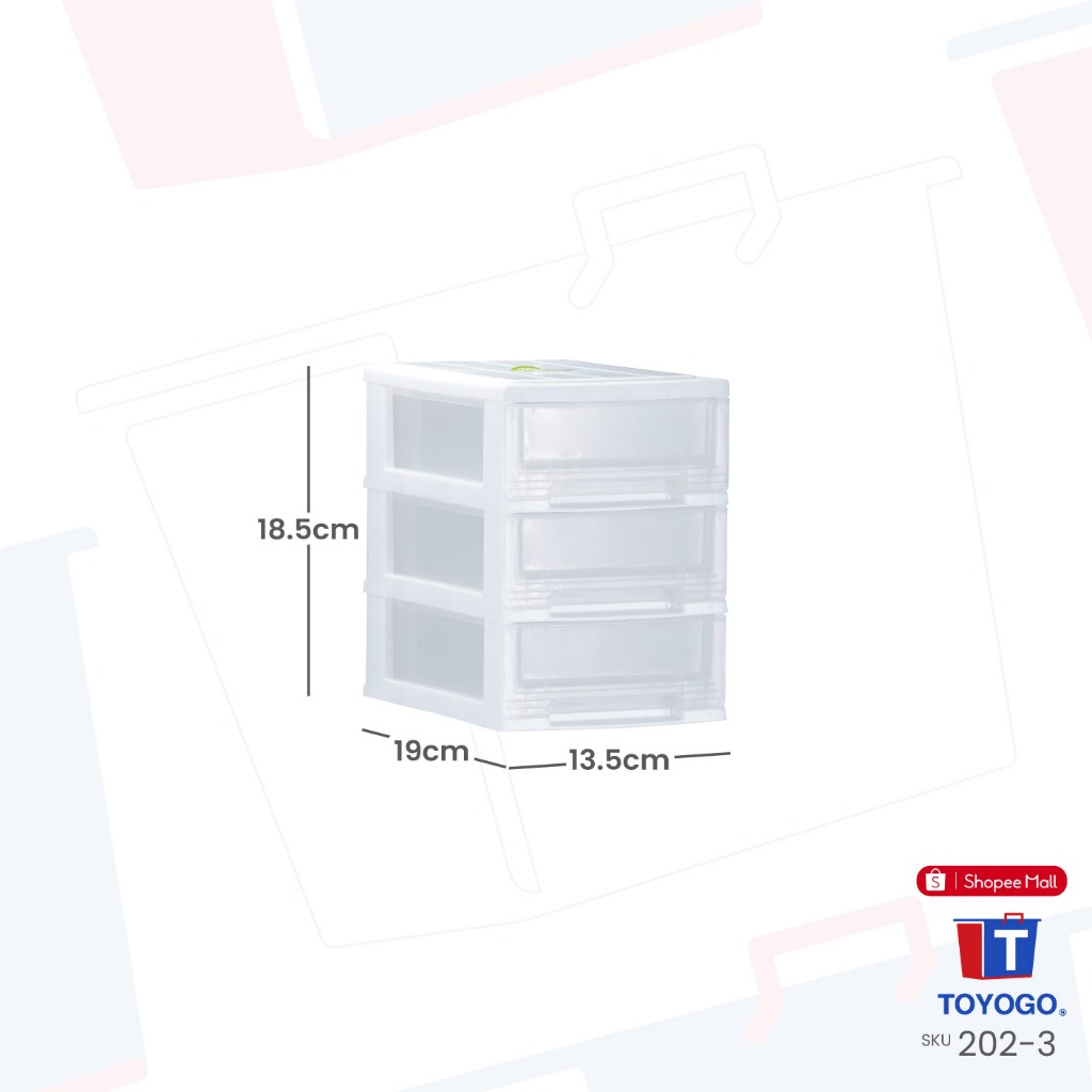 TOYOGO MINI DRAWER 3 TIER 4 TIER 5 TIER 202-3 202-4 202-5
