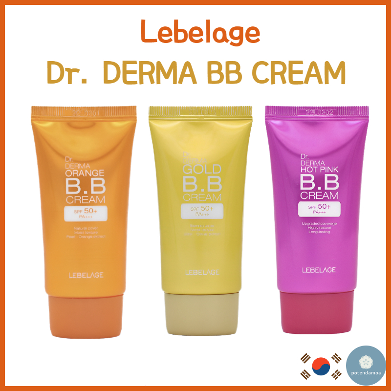 [Lebelage] ดร. Derma ORANGE BB CREAM/GOLD BB CREAM/HOT PINK BB CREAM 30ML