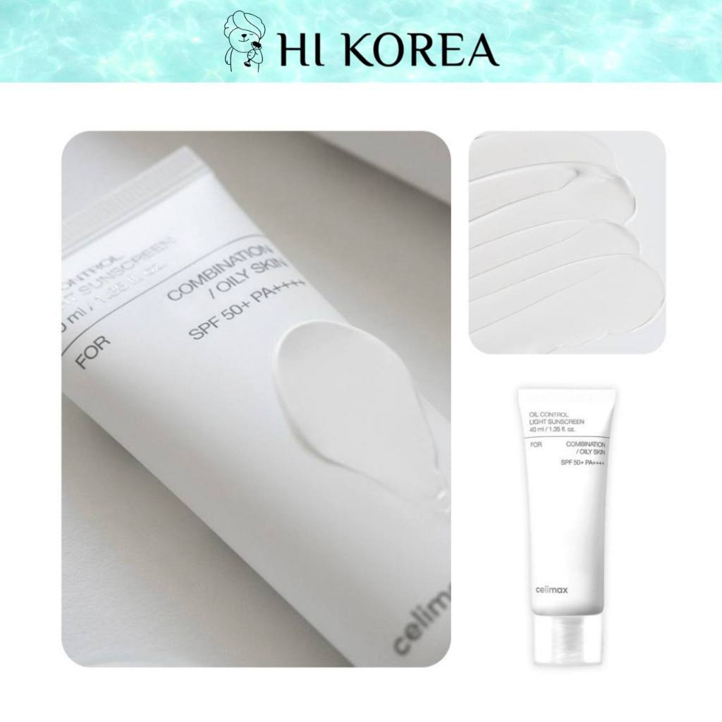 [CELIMAX] Oil Control Light Sunscreen 40ml SPF 50+ PA++++