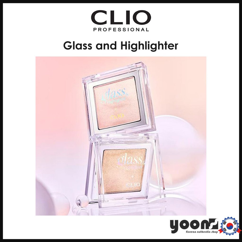 (NEW) [CLIO] Glass and Highlighter 2 Colours_From Korea