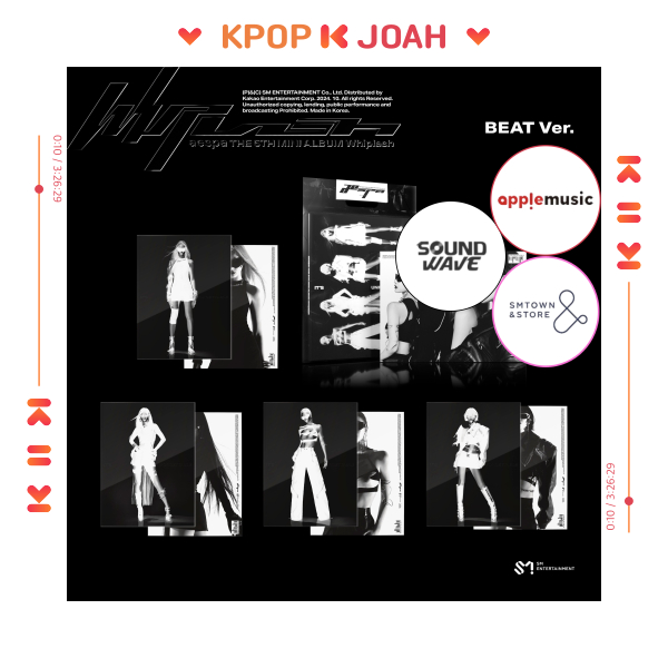 [POB] (BEAT ver.) aespa [WHIPLASH] 5th MINI ALBUM (28th Oct.2024)