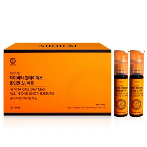 Ardiem Hi Vita One Day Max All-in-One Shot Immune 7/14/30ขวดวิตามินแร่ธาตุ