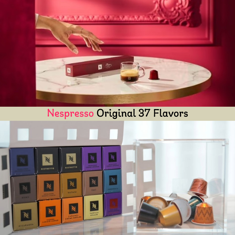 [Nespresso] แคปซูลกาแฟดั้งเดิม 45 รสชาติคอลเลกชันEspresso & Lungo Pods Variety Pack สําหรับเครื่อง Nespresso