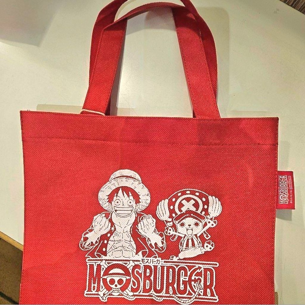 กระเป๋า One Piece MOS burger Eco กระเป๋าช้อปปิ้งแบบพับได้รุ่น limited edition