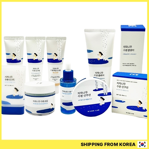 ROUND LAB Birch Juice Moisturizing Sun Cream / Sun Stick / Sun Cushion / Ampoule / Cream / Cleanser