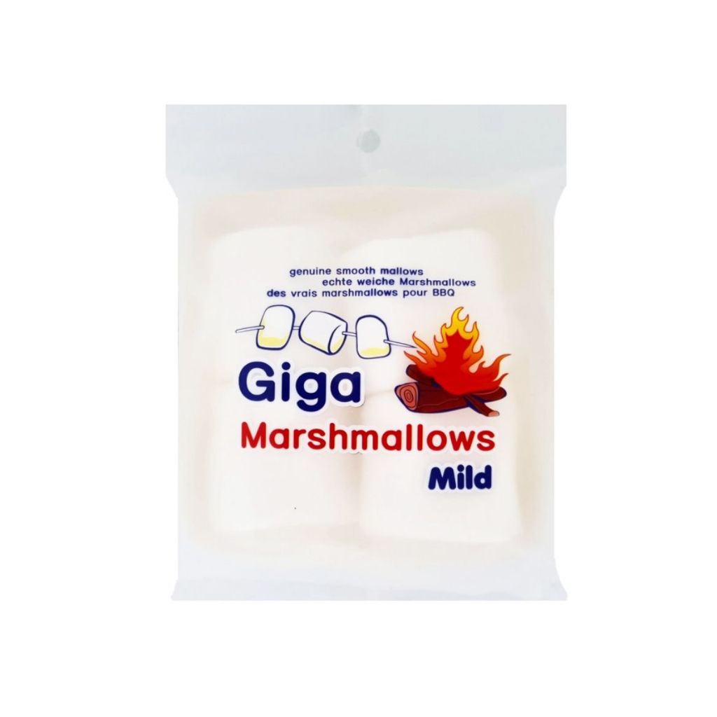 Giga Marshmallows Mild 90g Camping / BBQ / Smores / ขนมหวาน / เบเกอรี่