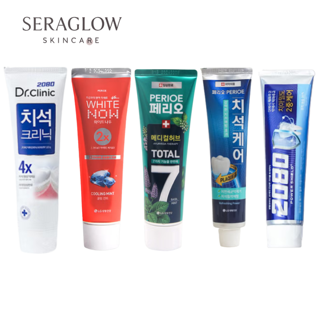 2080 / PERIO / Anti-Plaque / Whitening / Herbal - ยาสีฟัน Tartar & Whitening 5 ชนิด