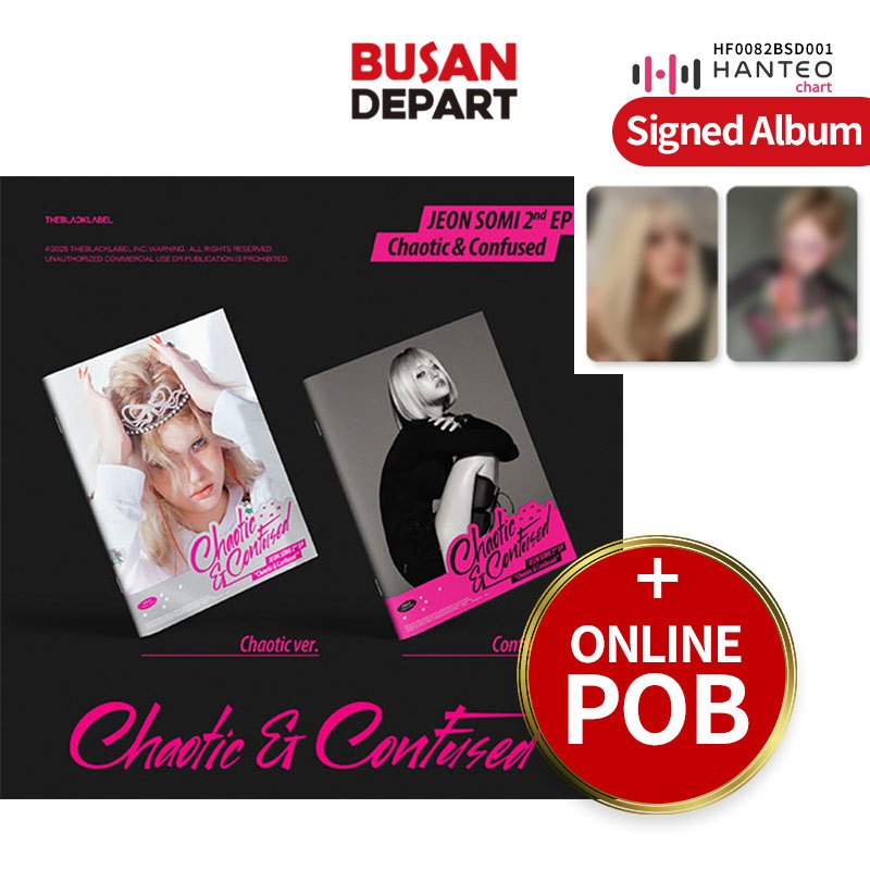[Signed Album]JEON SOMI The 2nd EP ALBUM [Chaotic & Confused]