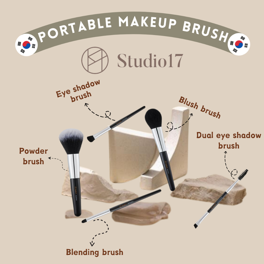 [Studio17] Portable Makeup Brush Set