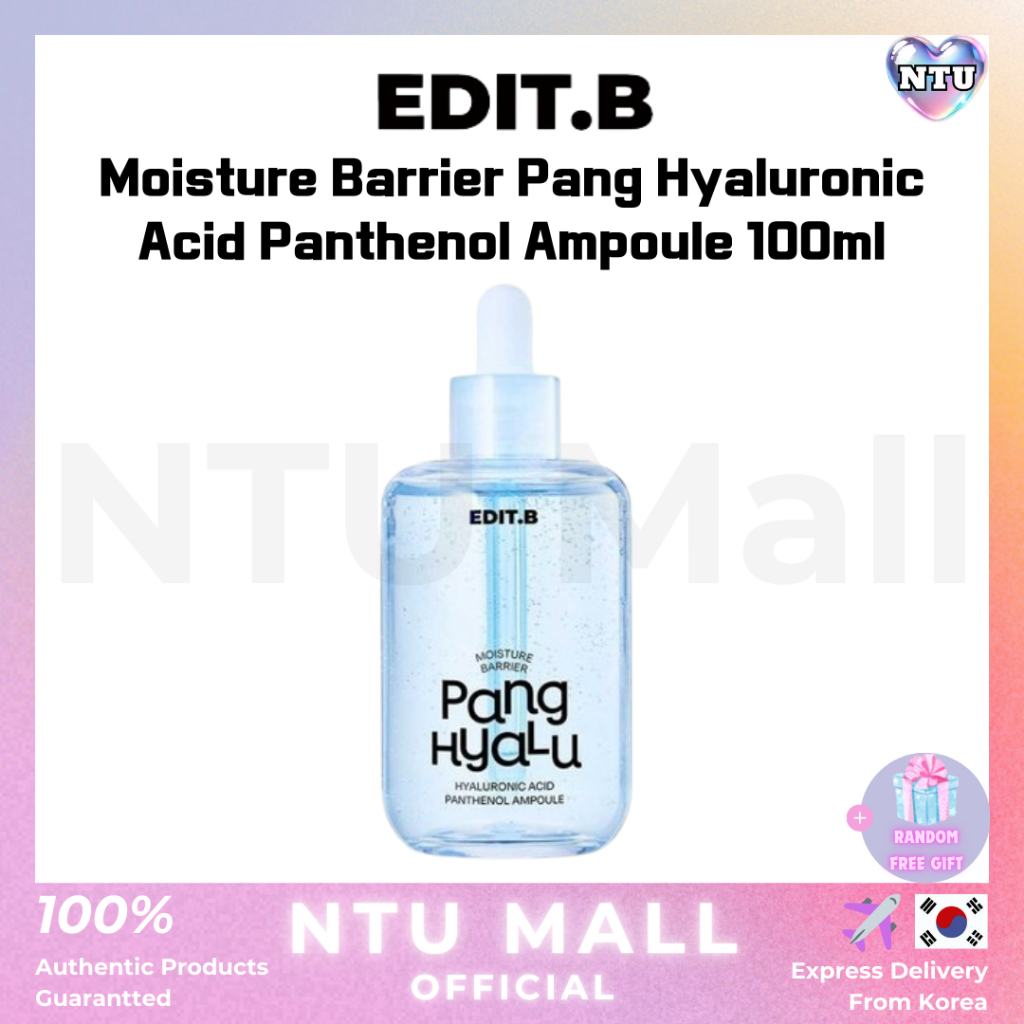 [EDIT.B] Moisture Barrier Pang Hyaluronic Acid Panthhenol Ampoule 100ml