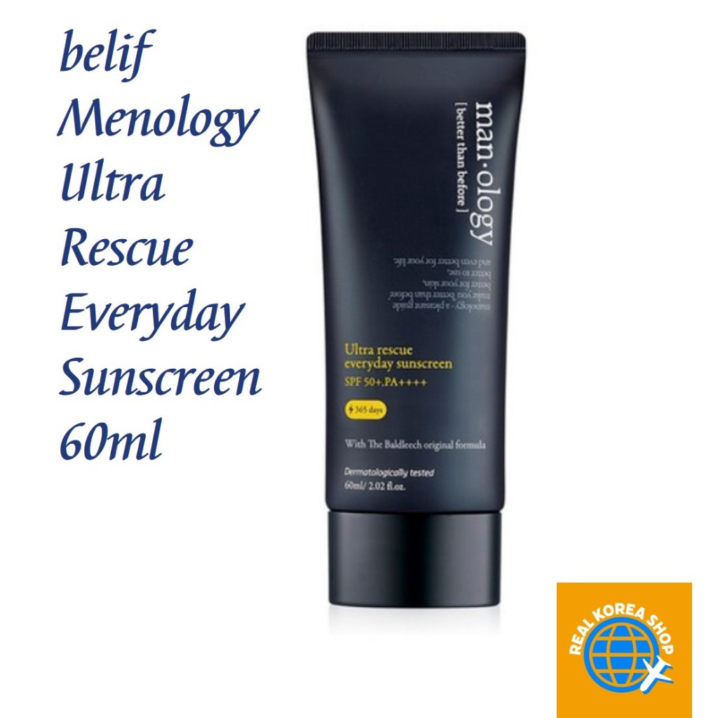[belif] Menology Ultra Rescue Everyday Sunscreen 60ml (SPF 50+, PA++++)
