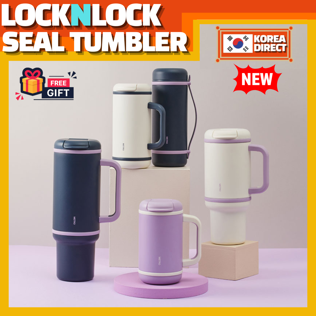 LocknLock Perfect Seal Tumbler 440ml/550ml/600ml/820ml/1100ml – ที่วางแก้วในรถยนต์แบบปิดสนิท