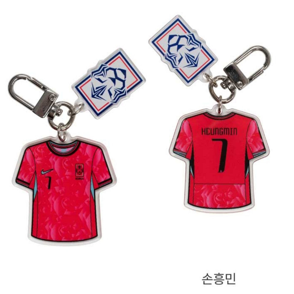 🇰🇷 สมาคมฟุตบอลเกาหลี KFA | 24-26 Jersey พวงกุญแจ Son Heung-min Lee Kang-in Hwang Hee-chan Seol Young